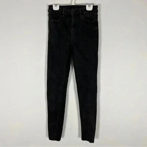American Eagle Black High Rise Jeggings Size 4 Long Skinny Jeans